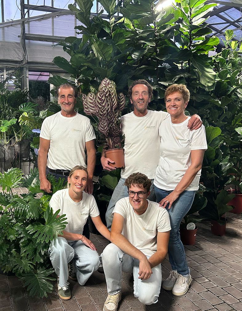 Una famiglia con il cuore verde